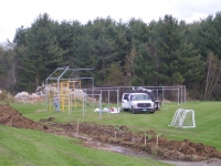 Backstop Construction.