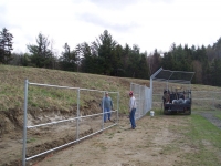 Glover, VT backstop