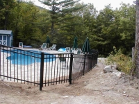 Fence around a pool