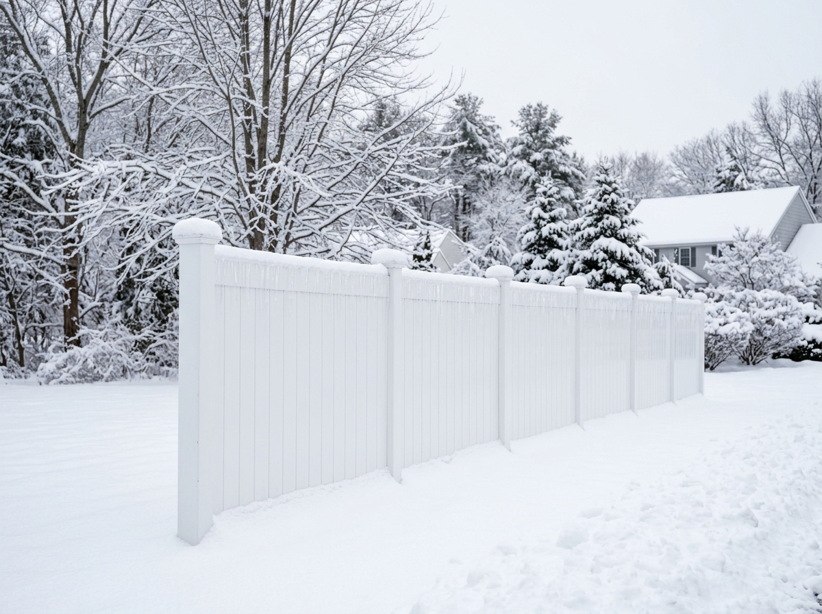 What Happens to Vinyl Fencing in Vermont’s Extreme Cold (And What Doesn’t)